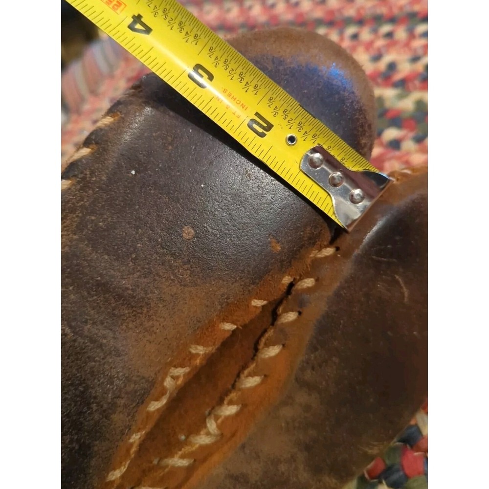 Vintage Brown Suede Leather Moccasin Bootie Slippers Women's SEE PHOTOS FOR SIZE - Picture 10 of 10